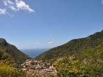 Windwardside, entre as montanhas de Saba - Caribe